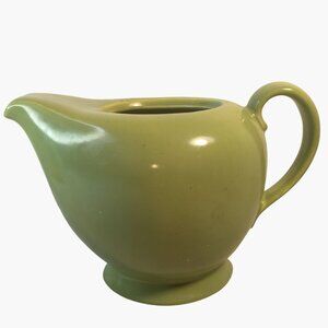 Santa Anita  Pitcher Green Vintage California Pottery USA